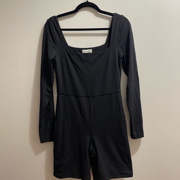 Aritzia Other - Aritzia Black Long Sleeve Romper